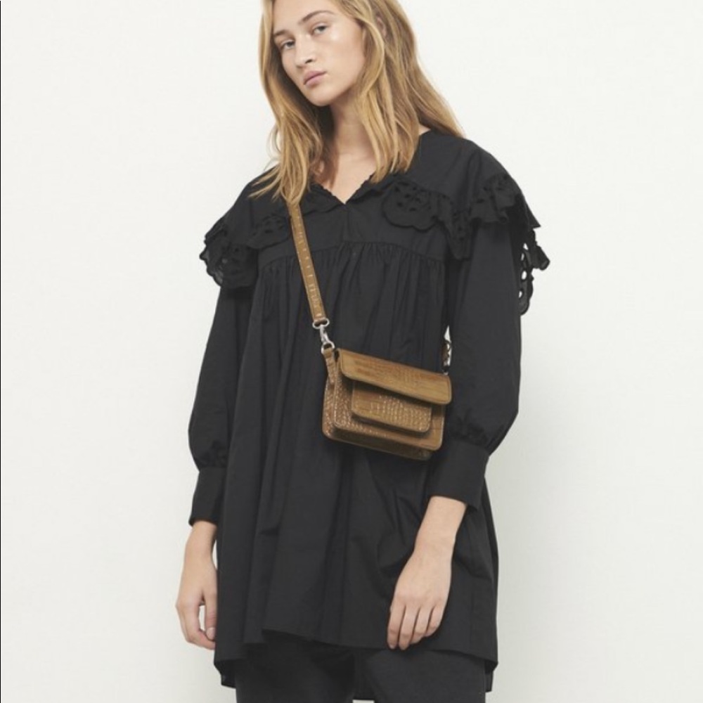 Hvisk cayman mini crossbody bag in olive